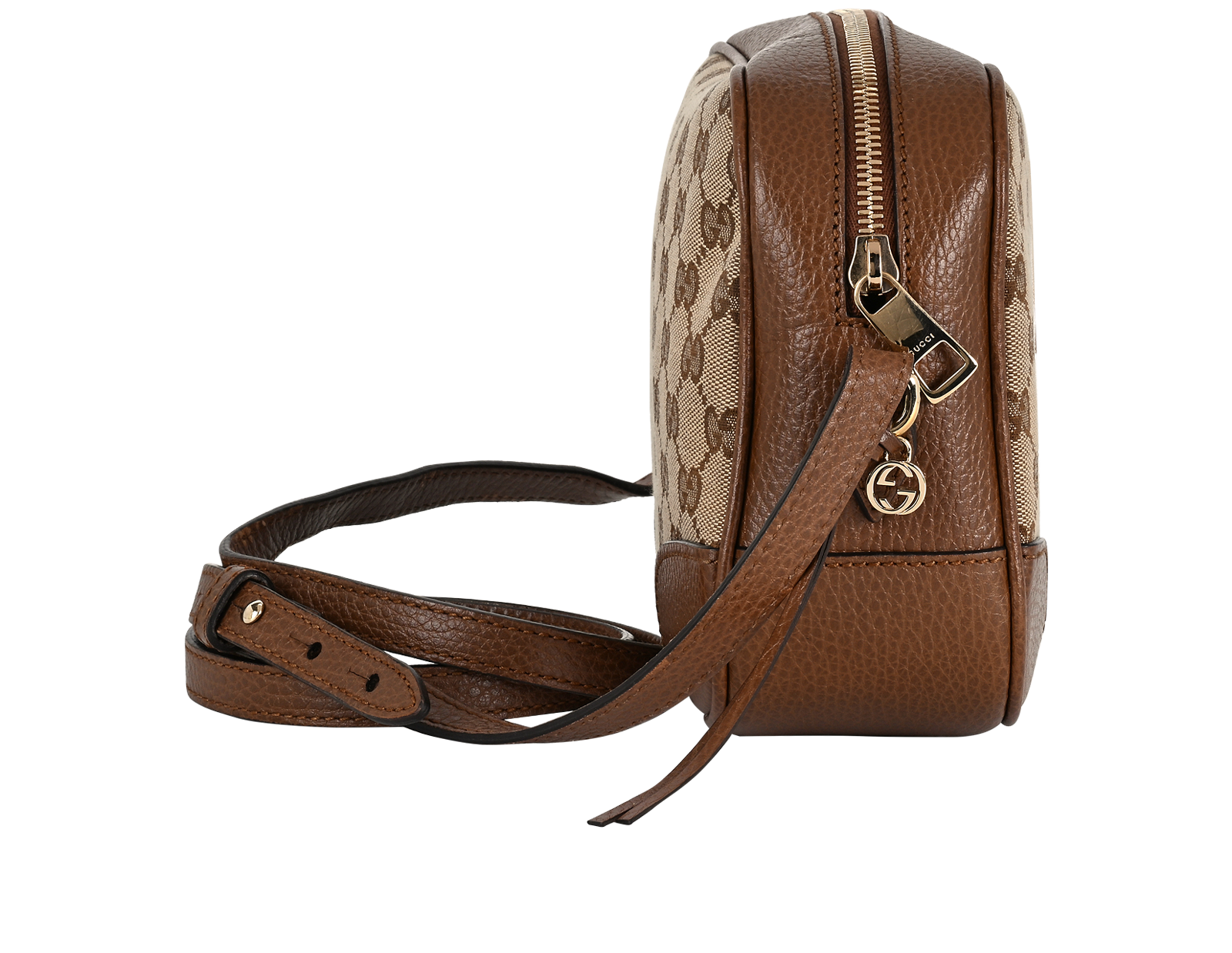 Bree GG Crossbody, &pound;495, Handbags, Beige, Canvas, Side view